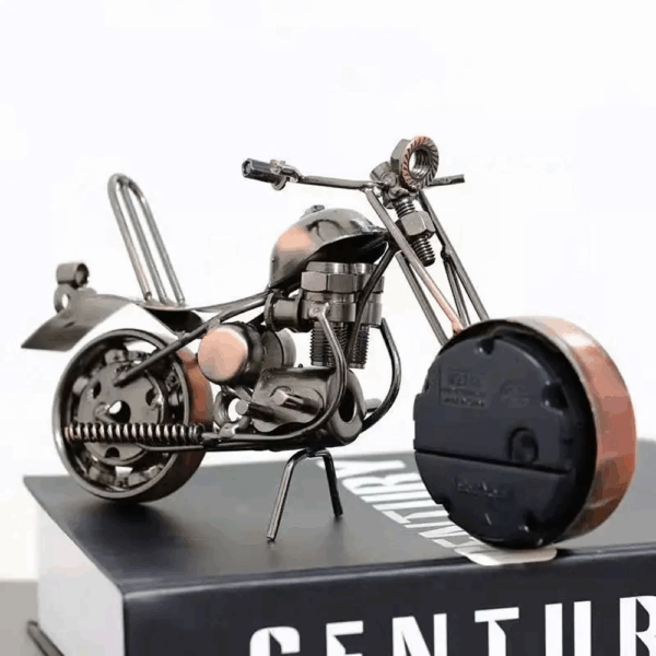 Metal Motosiklet Saat - Görsel 3
