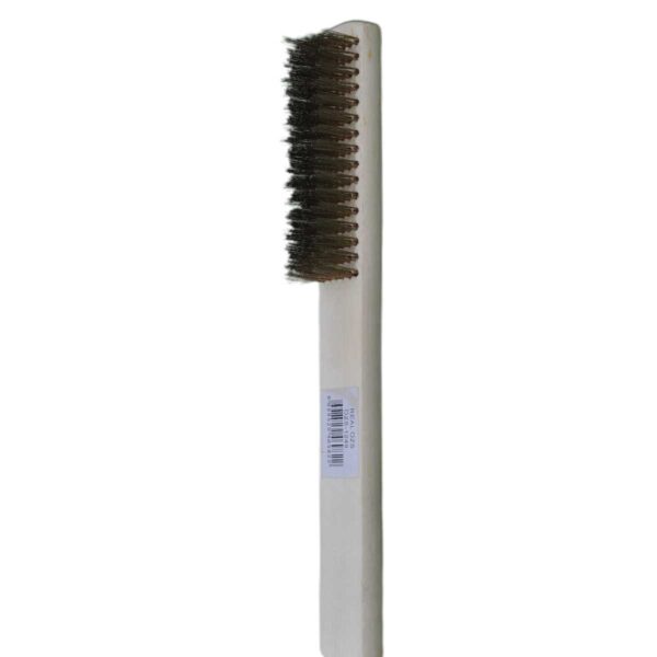 Metal Telli Fırça Ahşap Saplı Pas Kir Sökme Temizleme Fırçası (K0) - Görsel 2