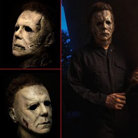 Michael Myers Lateks Maske - Michael Myers Et Maske Kafaya Tam Geçmeli (K0)