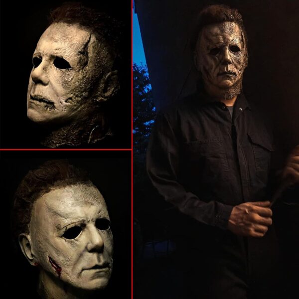 Michael Myers Lateks Maske - Michael Myers Et Maske Kafaya Tam Geçmeli (K0) - Görsel 2