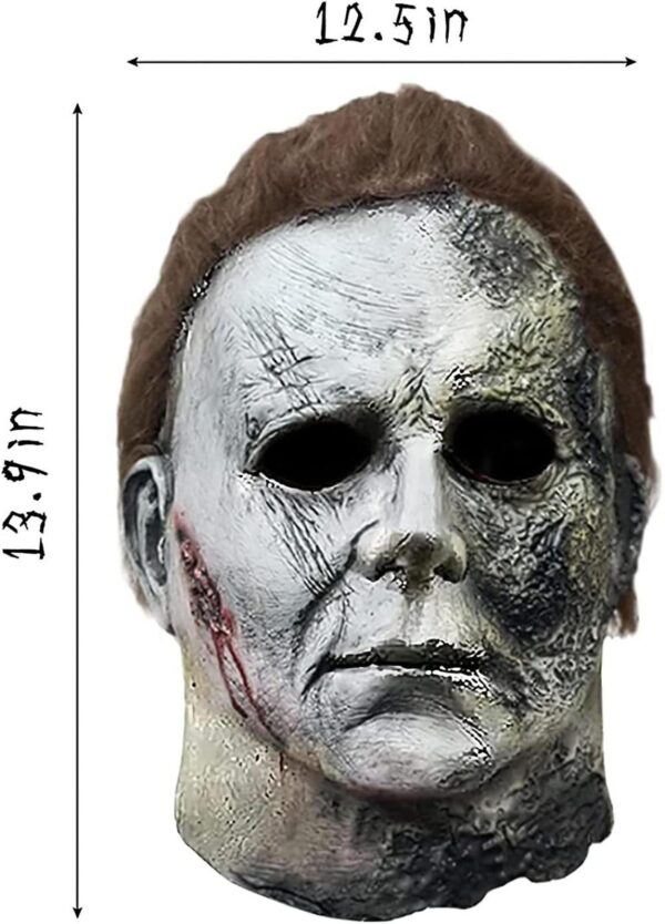 Michael Myers Lateks Maske - Michael Myers Et Maske Kafaya Tam Geçmeli (K0) - Görsel 3