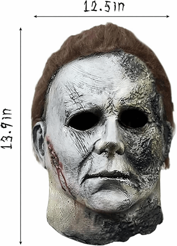 Michael Myers Lateks Maske - Michael Myers Et Maske Kafaya Tam Geçmeli - Görsel 3