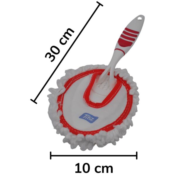 Mikrofiber Duster Toz Leke Kir Alıcı Temizleyici Tutacaklı Temizlik Bezi Aparatı Malzemesi (K0) - Görsel 3