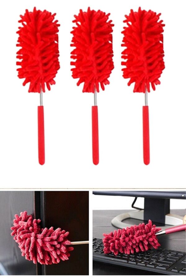 Mikrofiber Başlıklı TeleskobikToz Alma Püskülü Duster - Büyük Boy (K0) - Görsel 2