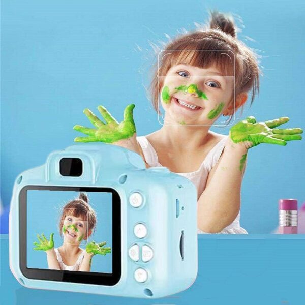 Mini 1080p Hd Kamera Çocuklar İçin Dijital Fotoğraf Makinesi Çocuk Fotoğraf Makinası (K0) - Görsel 4