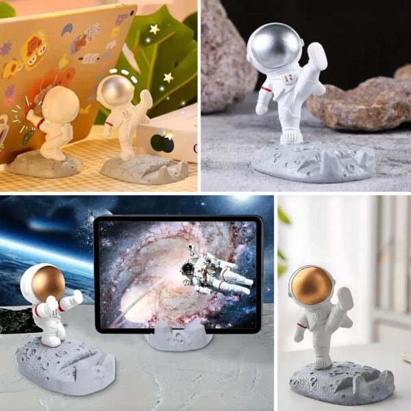 Mini Astronot Model Telefon ve Tablet Tutucu Standı (K0) - Görsel 3