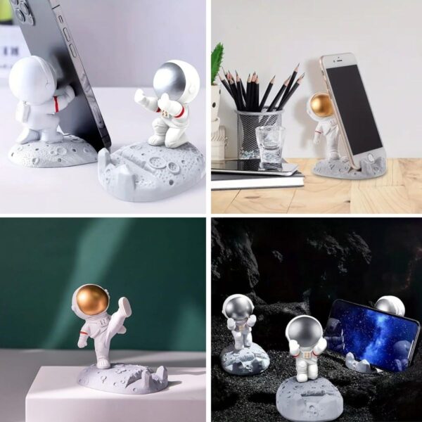 Mini Astronot Model Telefon ve Tablet Tutucu Standı (K0) - Görsel 4