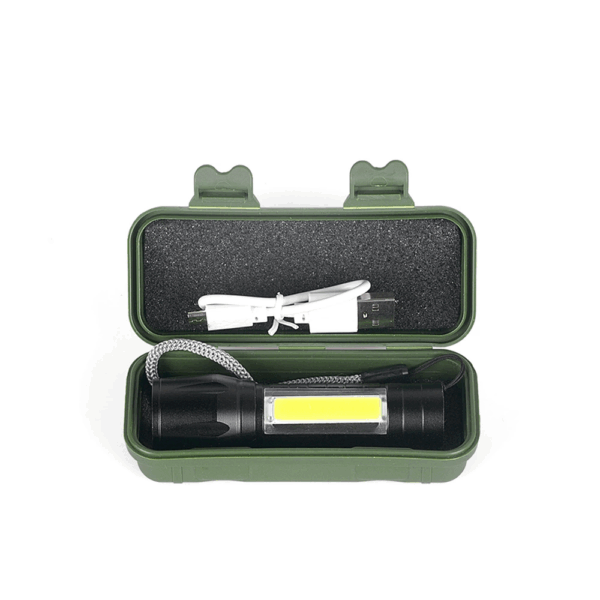 Mini Çok Güçlü Şarjlı El Feneri (xpe-cob Led )  Wt-030 - Görsel 2