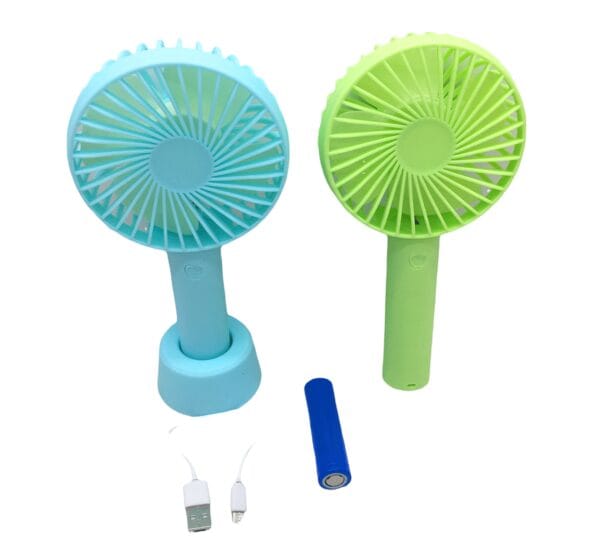 MİNİ FAN USB ŞARJLI TUTMALI VE STANDLI MİNİ VANTİLATÖR (K0)