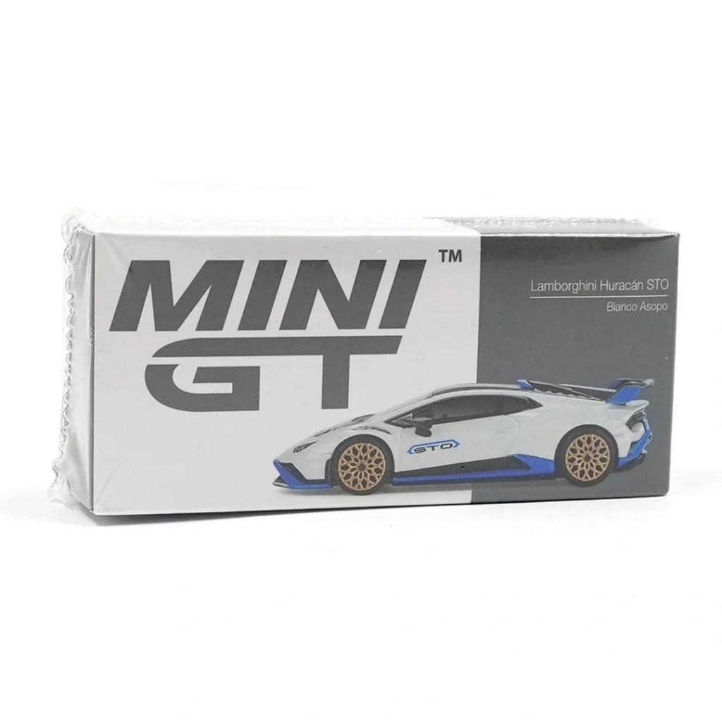 Mini GT 1/64 Lamborghini Huracán STO Bianco Asopo - Görsel 2