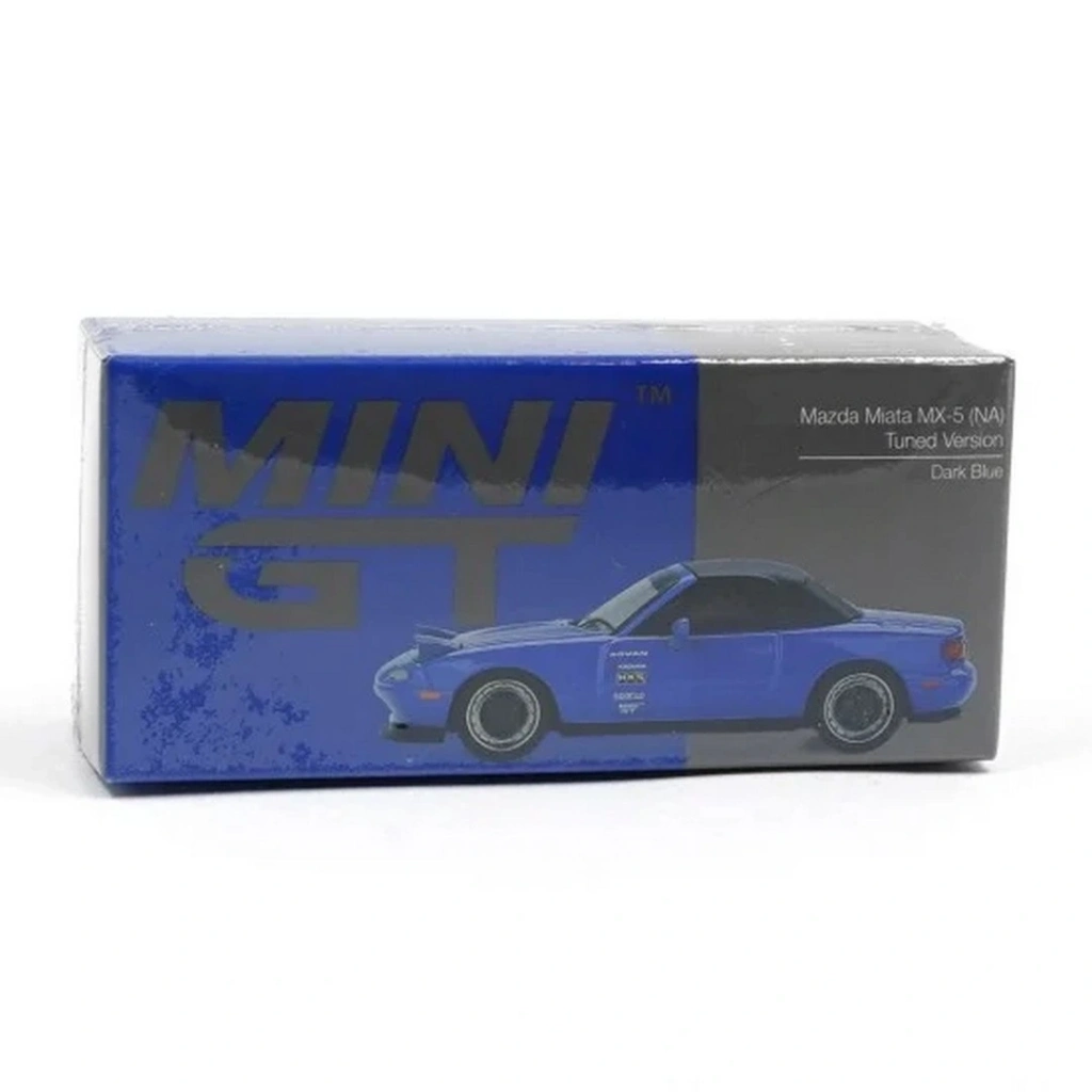 Mini GT 1/64 Mazda Miata MX-5 (NA) Tuned Version Dark Blue - Görsel 2