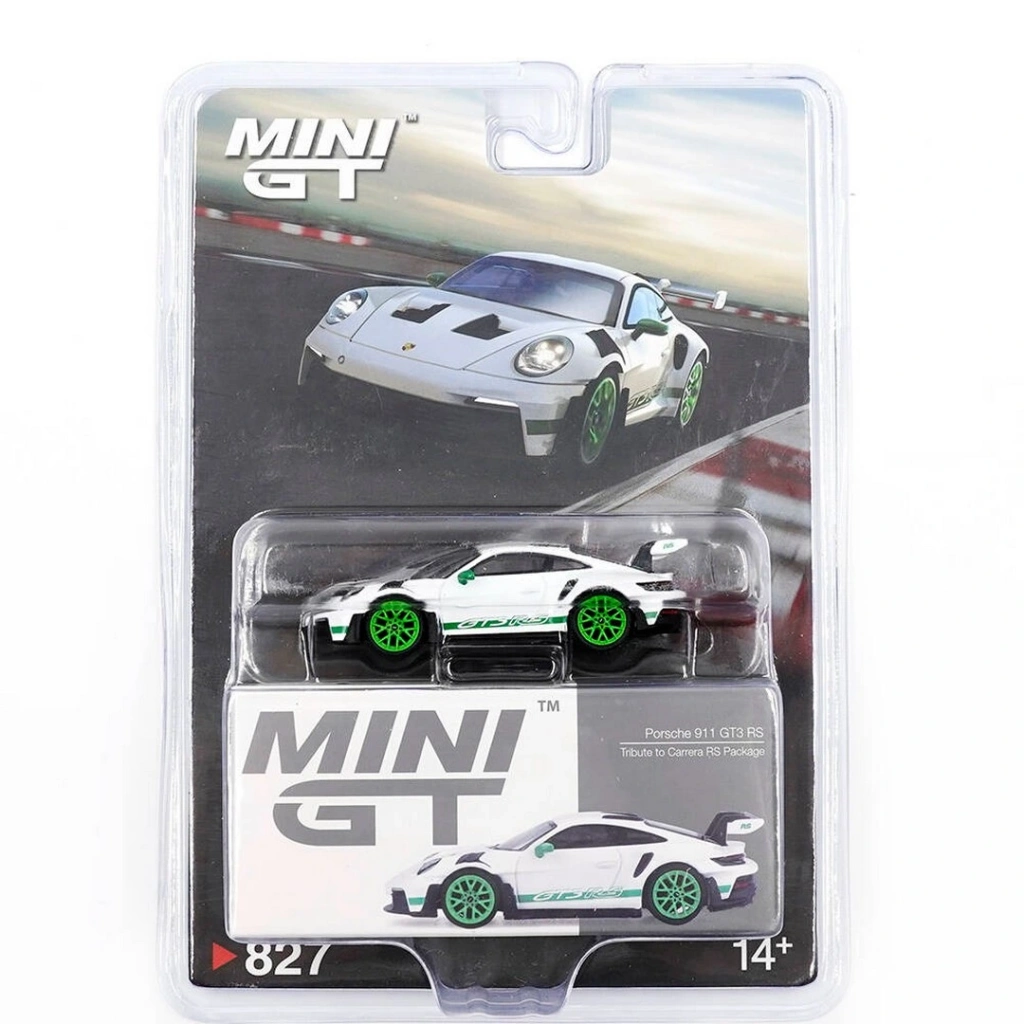 Mini GT 1/64 Porsche 911 (992) GT3 RS Tribute to Carrera RS Package - Blister Paket - Görsel 2