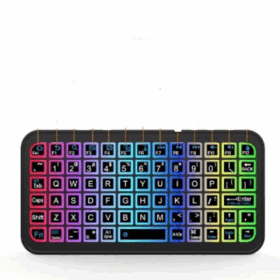 Mini Klavye Smarttv Işıklı Bluetooth Kablosuz Televizyon Ps3 Dizüstü Tabletler Ve Telefonlar İçin