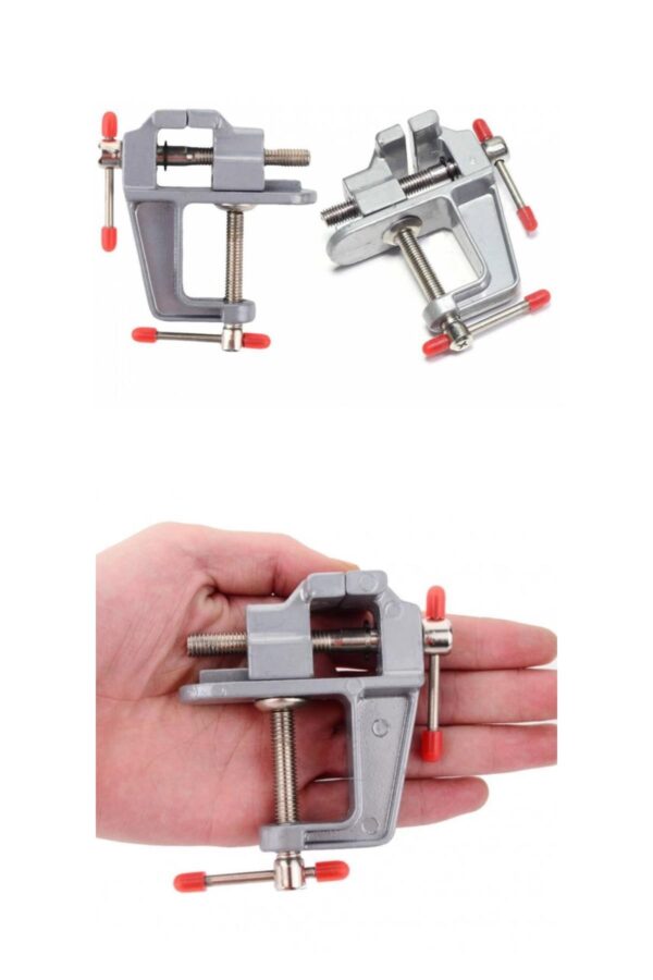 Mini Masa Tezgah Hobi Mengenesi Sabitleme Sıkıştırma Aparat 30mm (K0) - Görsel 3