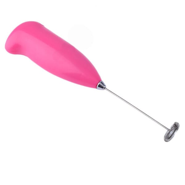 Mini Pilli Portatif Karıştırıcı Cappucino Maker Mikser - Renkli (K0) - Görsel 3