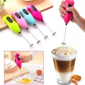 Mini Pilli Karıştırıcı ve Köpürtücü El Mikseri (K0)
