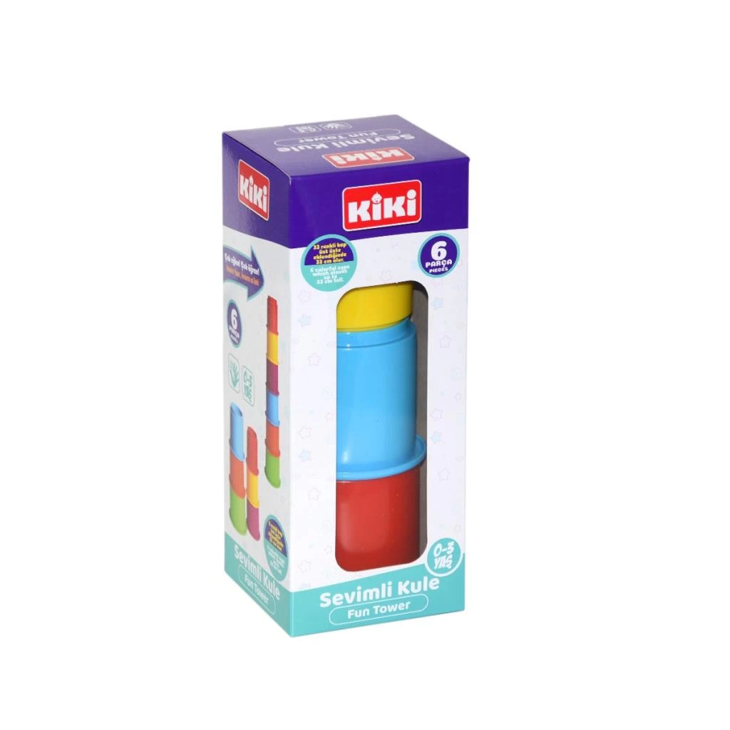 Miniklerin Zihinsel Gelişimini Destekleyen Sevimli Kule Oyunu (0–3 Yaş) - Görsel 2