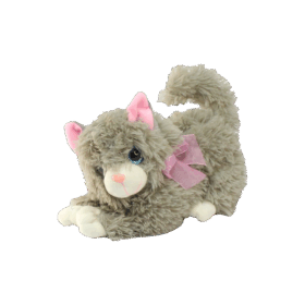 Miyavlayan Sesli Kedi Peluş Oyuncak 25 cm 1 adet