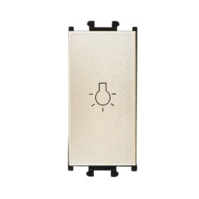 Günsan Domino Metalik Bej Vidalı Liht Anahtar - 1M - 16AX 250V