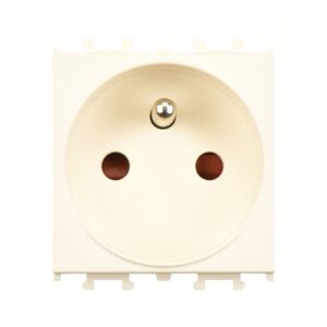 Günsan Domino Krem Çocuk Korumalı UPS Topraklı Priz - 2M - 16AX 250V