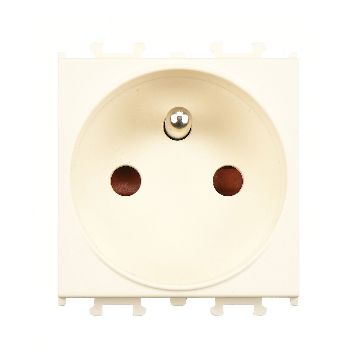 Günsan Domino Krem Çocuk Korumalı UPS Topraklı Priz - 2M - 16AX 250V