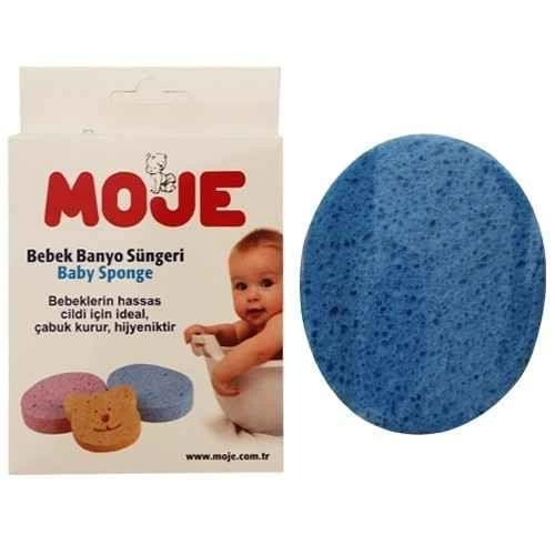 Moje Selülozik Bebek Banyo Süngeri Mavi - Görsel 2