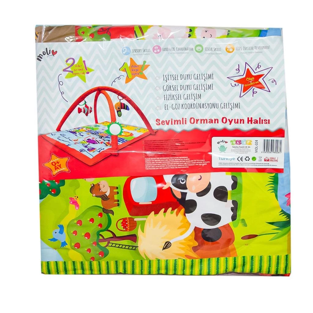 Çocuk MOL-024 Çantalı Oyun Halısı -Asya Oyuncak