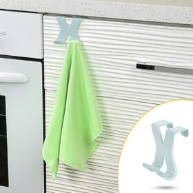 Mutfak Banyo Dolap Kapağına Takılan Meta Havlu Askılığı Aparatı (K0)