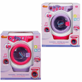Çocuk Müzikli ve Işıklı Çamaşır Makinesi  Pembe Veya Mor 1 Adet Fiyatıdır