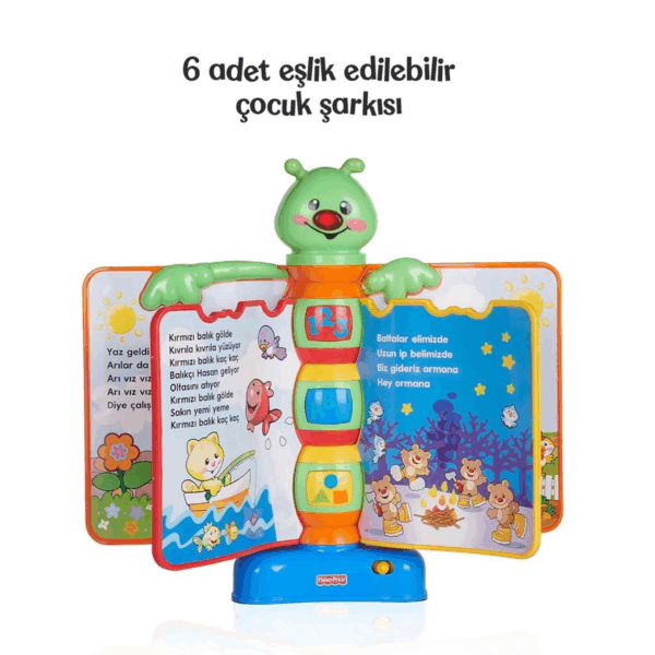 Çocuk N3835 Fisher-Price® Eğlen ve Öğren Eğitici Masalcı Tırtıl / Türkçe / +6 ay - Görsel 4
