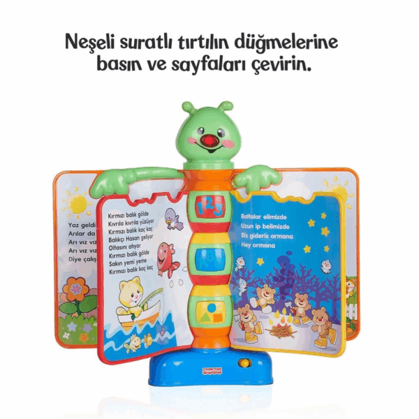 Çocuk N3835 Fisher-Price® Eğlen ve Öğren Eğitici Masalcı Tırtıl / Türkçe / +6 ay - Görsel 5