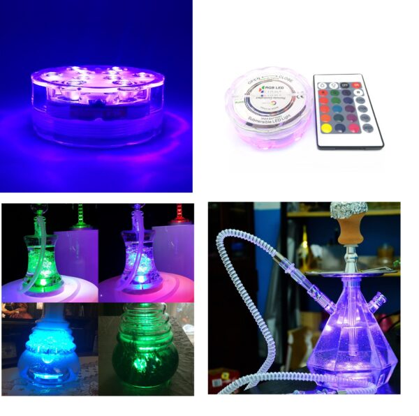 Nargile Işığı Renk Değiştiren Kumandalı Led Lamba (K0)