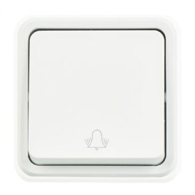 Günsan Misya Beyaz Vidalı Zil Butonu