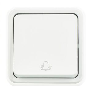 Günsan Misya Beyaz Vidalı Zil Butonu