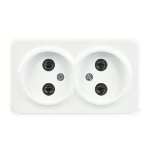 Günsan Fantasy Beyaz İkili Priz