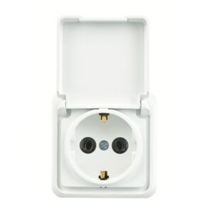 Günsan Misya Beyaz Kapaklı Topraklı Priz