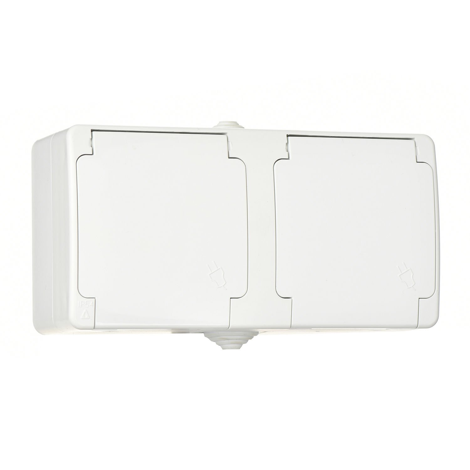 Günsan Fantasy Beyaz Kapaklı İkili Grup Priz (Topraklı Priz + Topraklı Priz) - Görsel 3