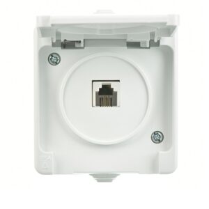 Günsan Nemliyer Beyaz Nümeris Telefon Prizi (Cat3)