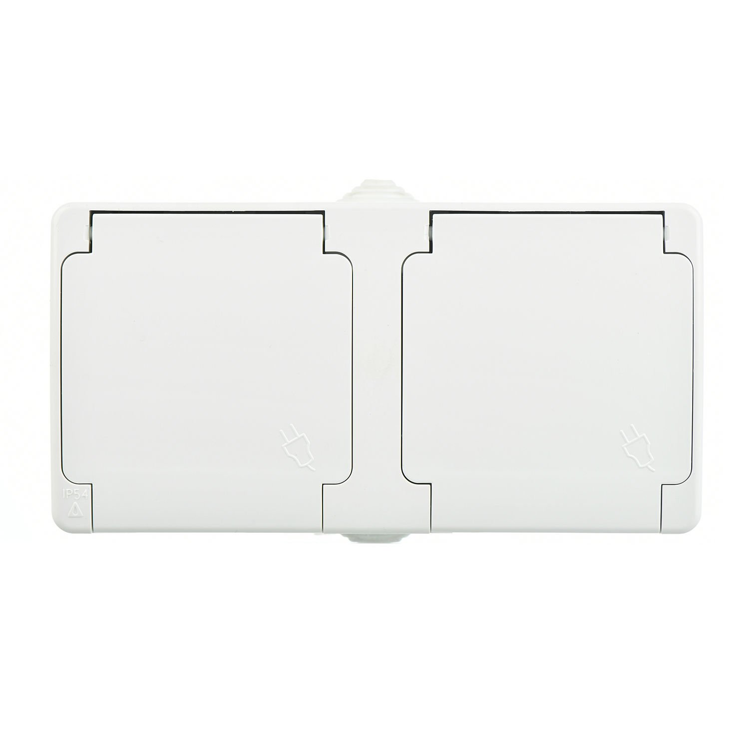 Günsan Fantasy Beyaz Kapaklı İkili Grup Priz (Topraklı Priz + Topraklı Priz) - Görsel 4