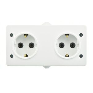 Günsan Fantasy Beyaz Kapaksız İkili Grup Priz (Topraklı Priz + Topraklı Priz)