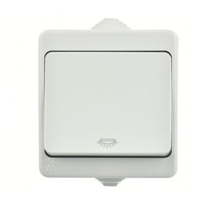 Günsan Nemliyer Gri Vidalı Liht Anahtar