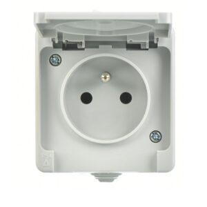 Günsan Nemliyer Gri Kapaklı UPS Priz