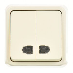 Günsan Fantasy Krem Işıklı Komütatör