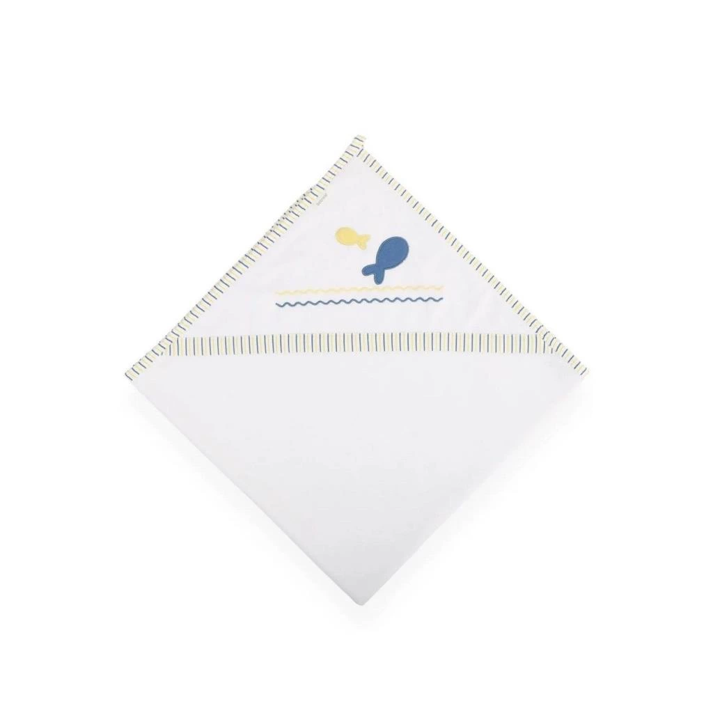 Bebitof Balıklı Bebek Havlu 40026 Beyaz - Görsel 2