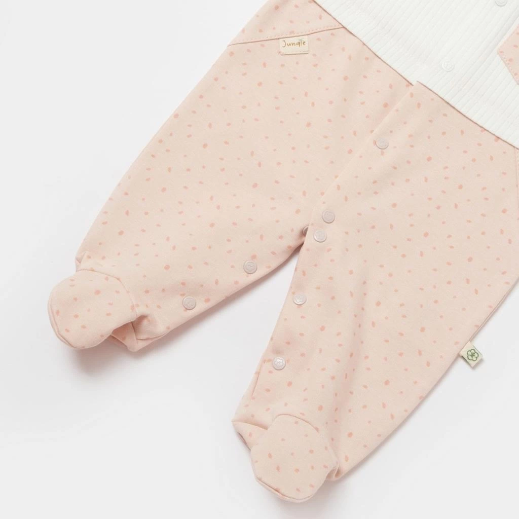 Bibaby Biorganic Koala Jungle Bebek Tulum 60733 Pembe - Görsel 4