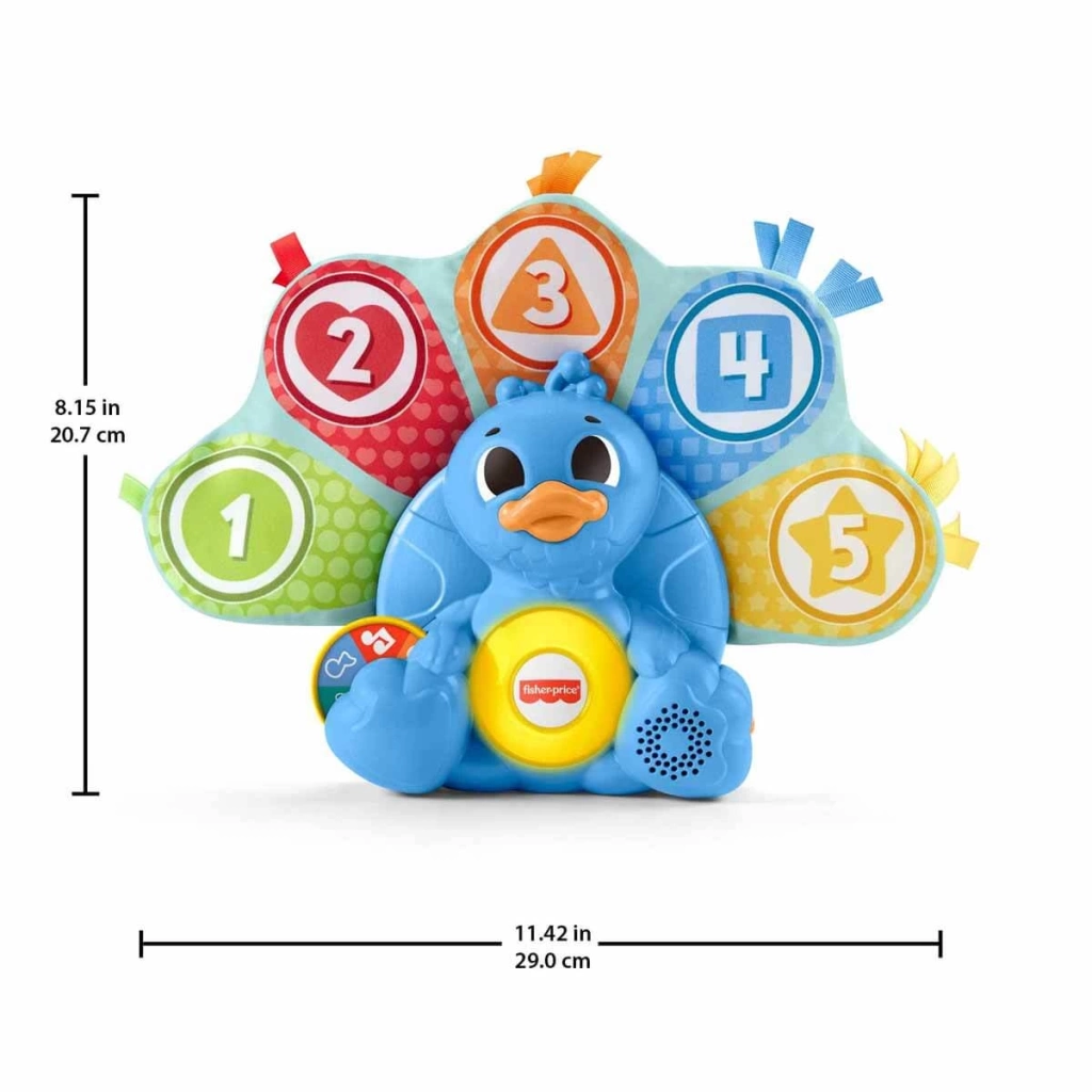 Fisher-Price Linkimals Rengarenk Tavus Kuşu HNN82 - Görsel 3