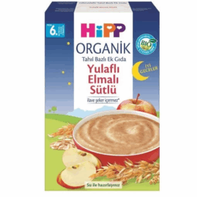 Hipp Organik İyi Geceler Sütlü Yulaflı Elmalı Tahıl Bazlı Ek Gıda 250gr