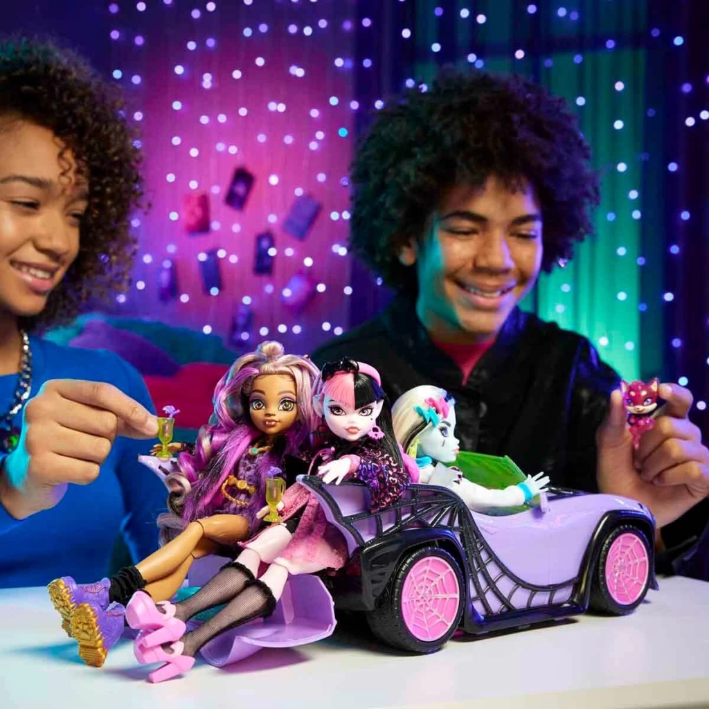 Monster High Ghoul Mobile Gösterişli Araba HHK63 - Görsel 5