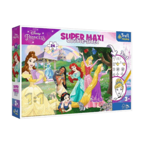 Çocuk PUZZLE-41008 Super Maxi Princess 3IN1 14 Parça Çocuk Puzzle