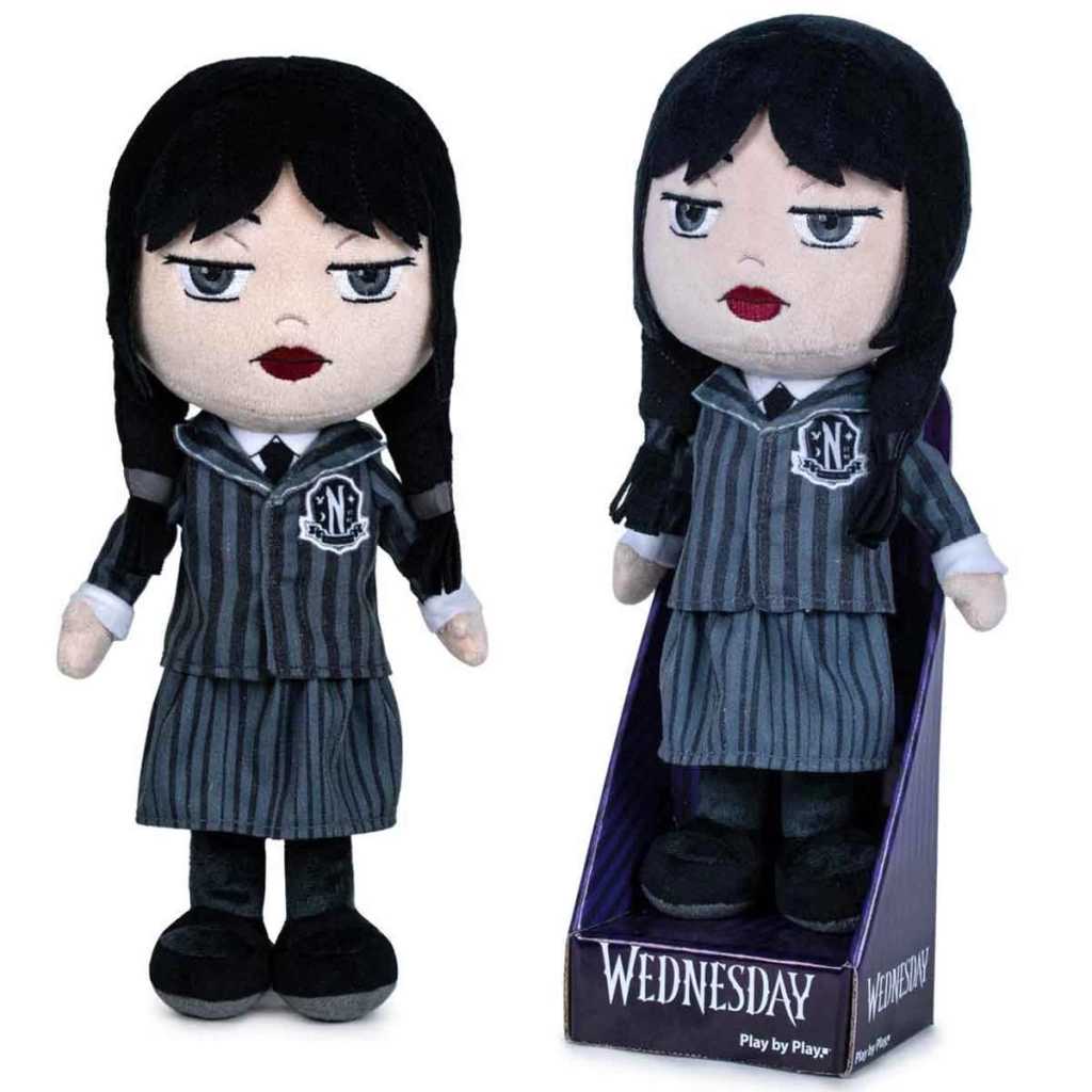 Wednesday Peluş Bebek 32 cm - Görsel 3